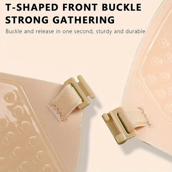 Front Clasp Silicone Contour Bra