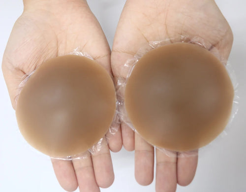 Round Adhesive Reusable Invisible Silicone Nipple Covers