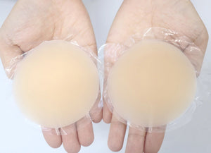 Round Adhesive Reusable Invisible Silicone Nipple Covers