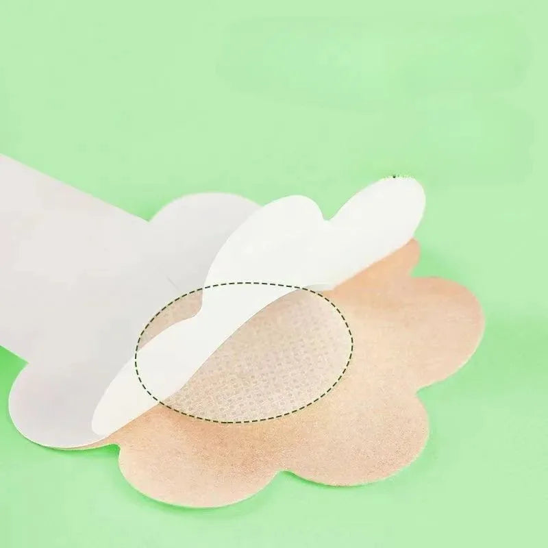 Invisible Breast Lift Tape with Covers | Nude Adhesive Lift & Coverage Set