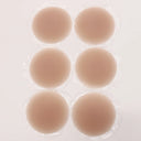 Round Adhesive Reusable Invisible Silicone Nipple Covers