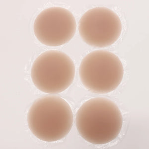 Round Adhesive Reusable Invisible Silicone Nipple Covers