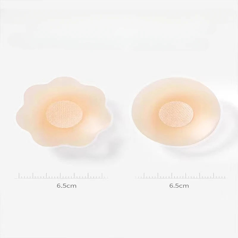 Reusable Push Up Nipple Covers Women | Invisible Silicone Breast Petals