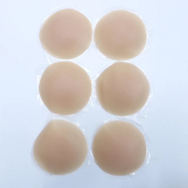 Round Adhesive Reusable Invisible Silicone Nipple Covers