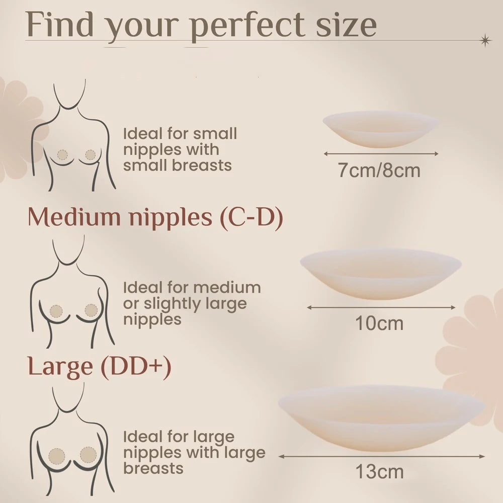 Reusable Seamless Silicone Nipple Covers Women | Invisible Ultra Thin Pasties