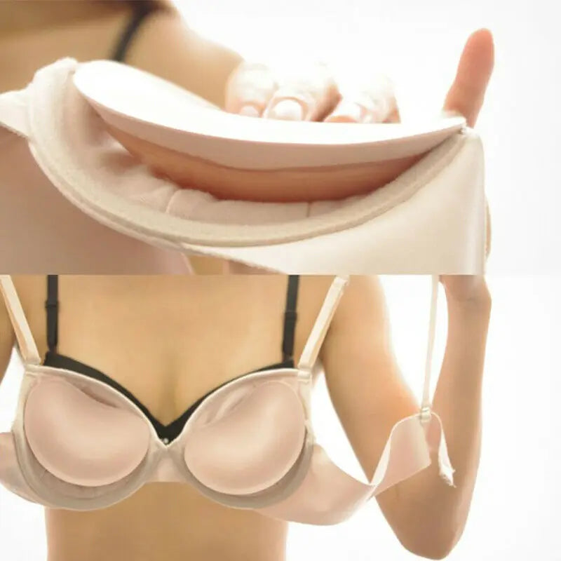 Push Up Bikini Bra Insert Pads | Silicone Swimsuit & Bra Enhancer
