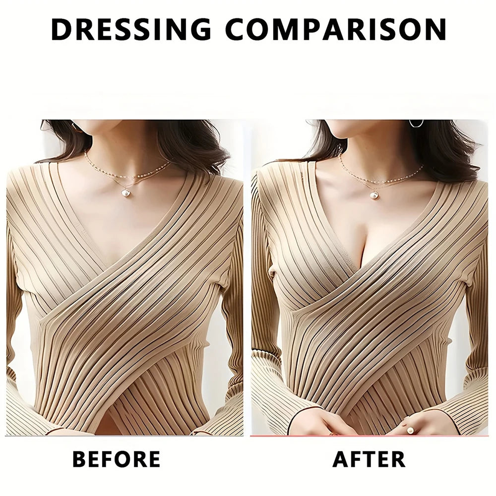 Front Clasp Silicone Contour Bra