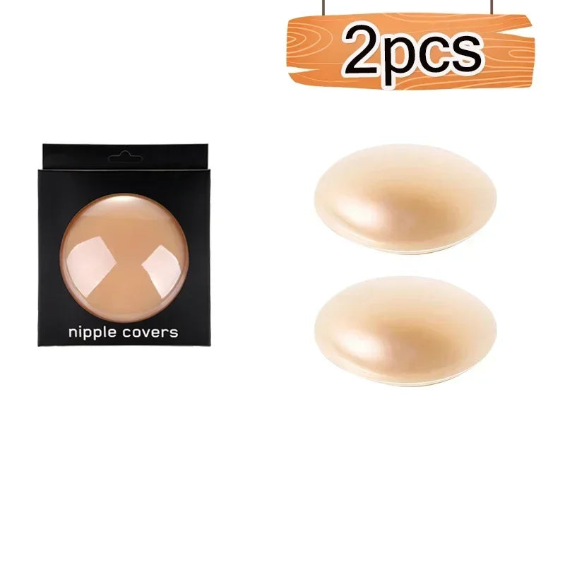 Large Size Reusable Silicone Nipple Covers Women | Extra Coverage Breast Petals