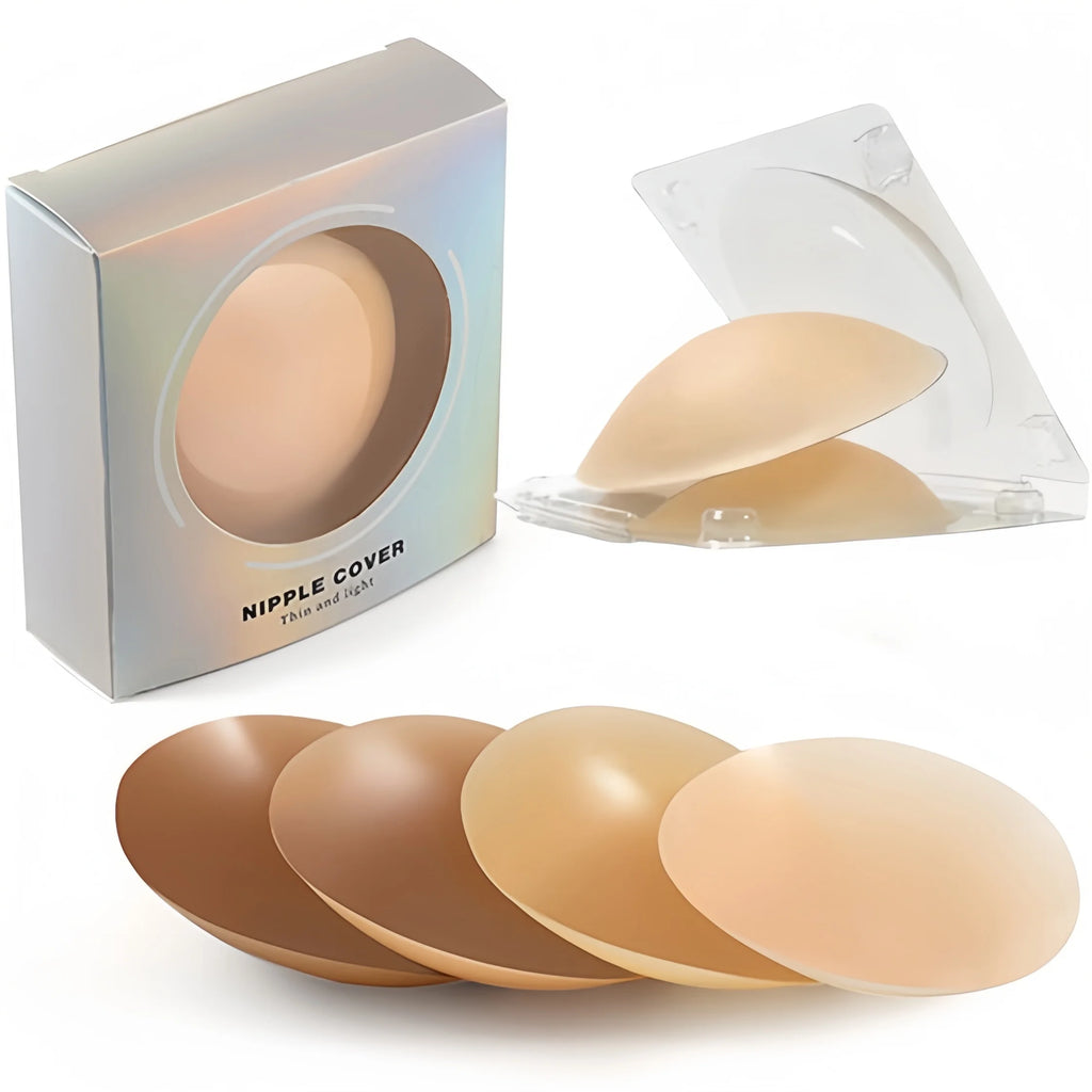 Reusable Non Adhesive Silicone Breast Covers | Invisible No-Show Coverage