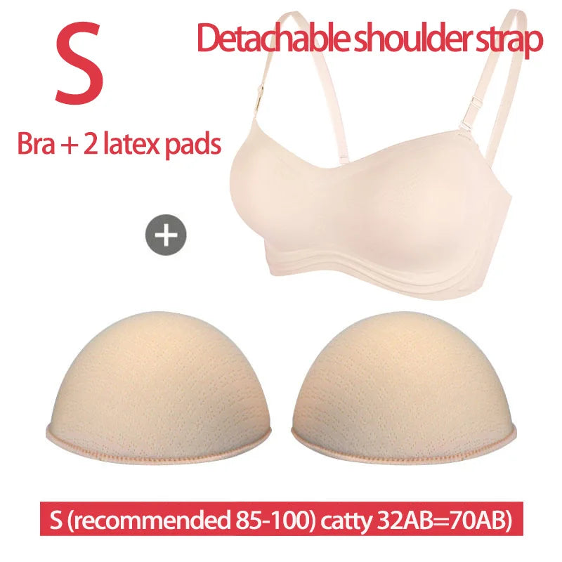 Push Up Bra Inserts Breast Enhancer Pads | Natural Lift & Volume