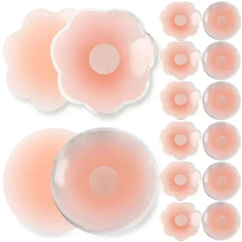 Reusable Invisible Breast Petals Strapless Bra | Silicone Nipple Covers Women