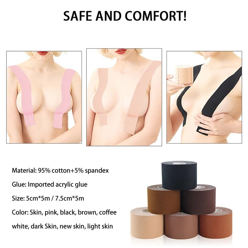 Adhesive Cotton Boob Tape