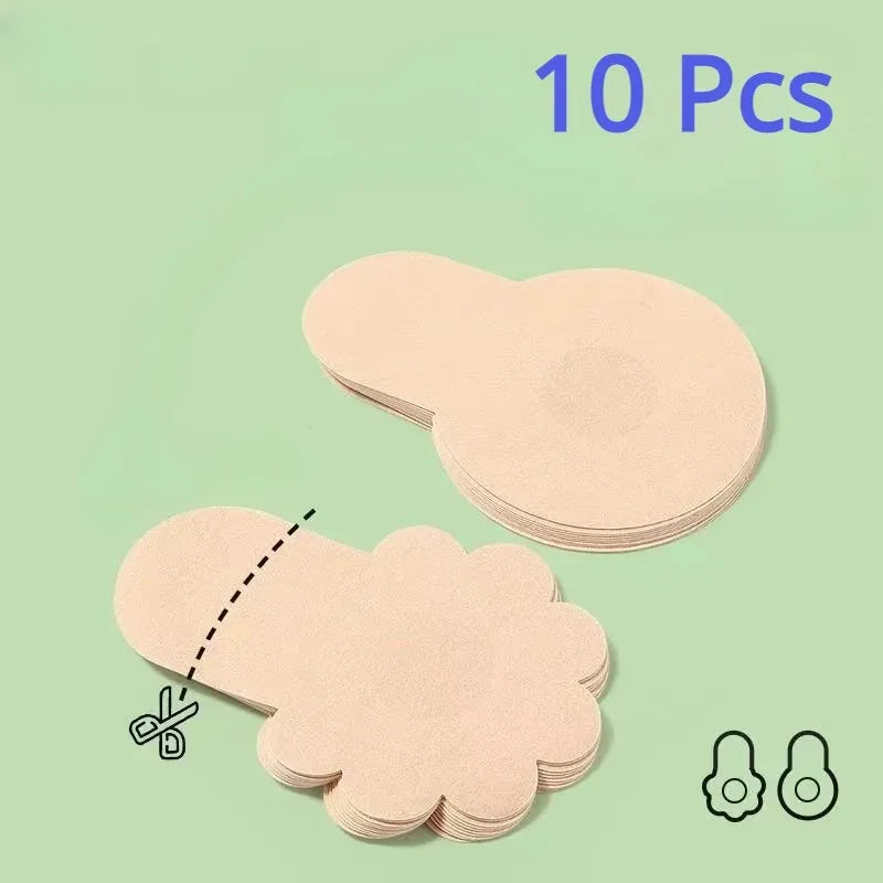 Invisible Breast Lift Tape with Covers | Nude Adhesive Lift & Coverage Set