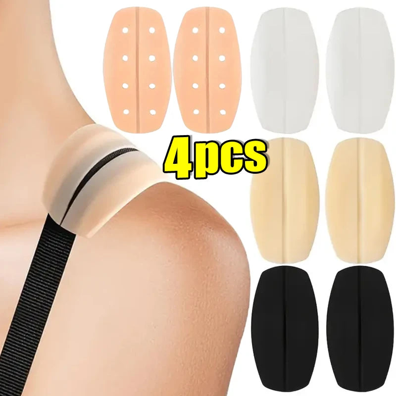 Soft Silicone Shoulder Cushion Bra Pads | Anti-Slip Bra Strap Cushions