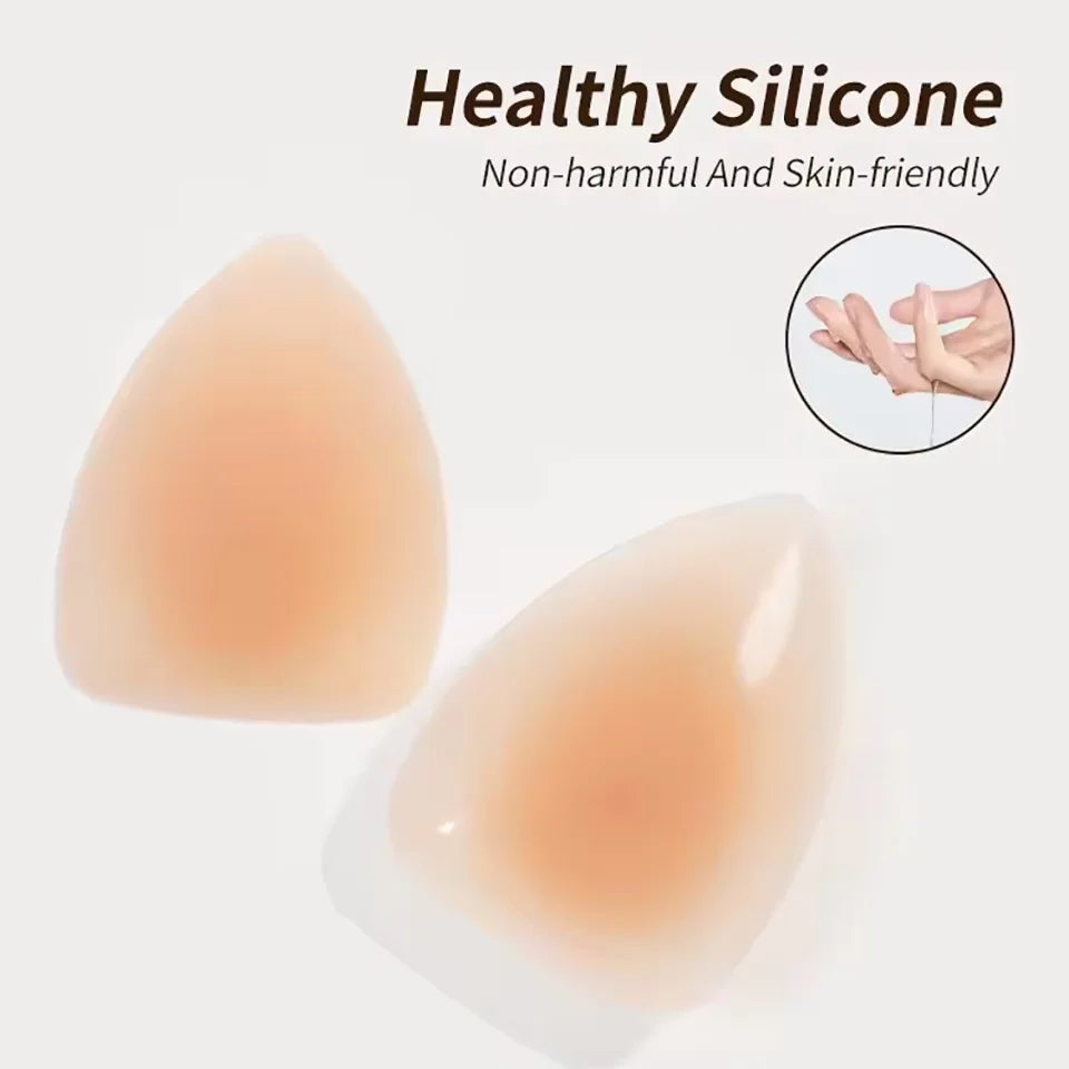 Triangle Adhesive Reusable Silicone Nipple Covers