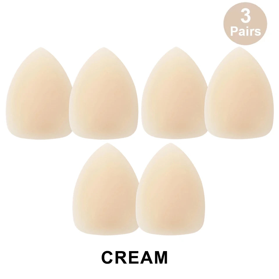 Triangle Adhesive Reusable Silicone Nipple Covers