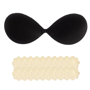 Front Clasp Silicone Contour Bra
