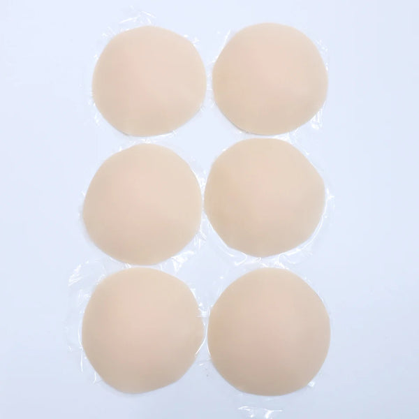 Round Adhesive Reusable Invisible Silicone Nipple Covers